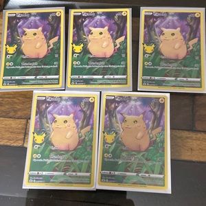 Rare 2021 pikachu Pokémon cards